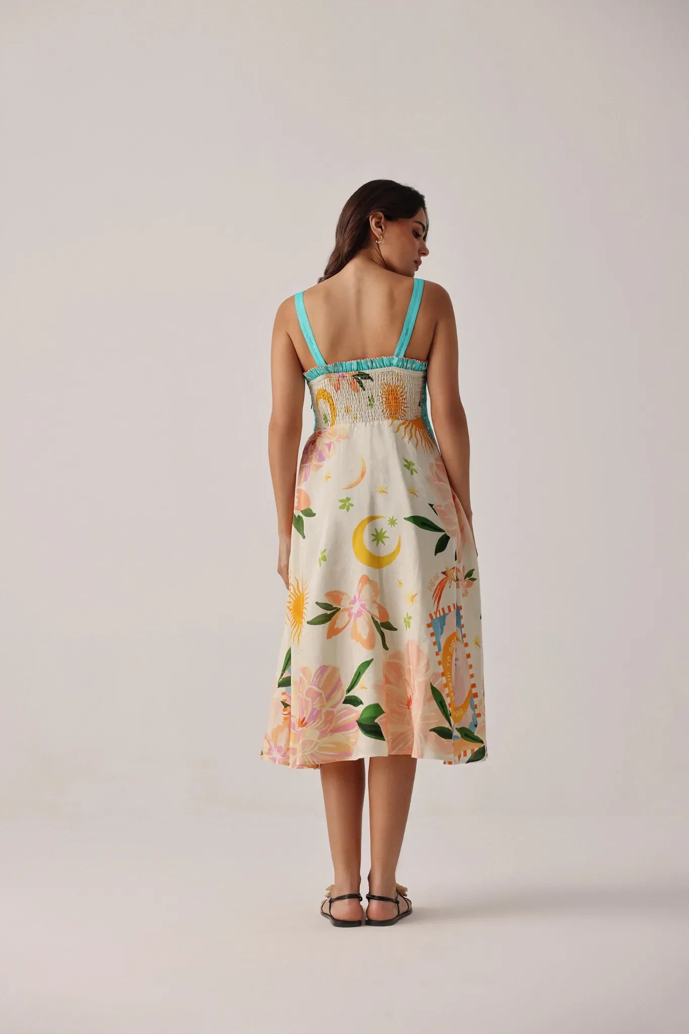 NOIB Nora Midi Dress in Azure