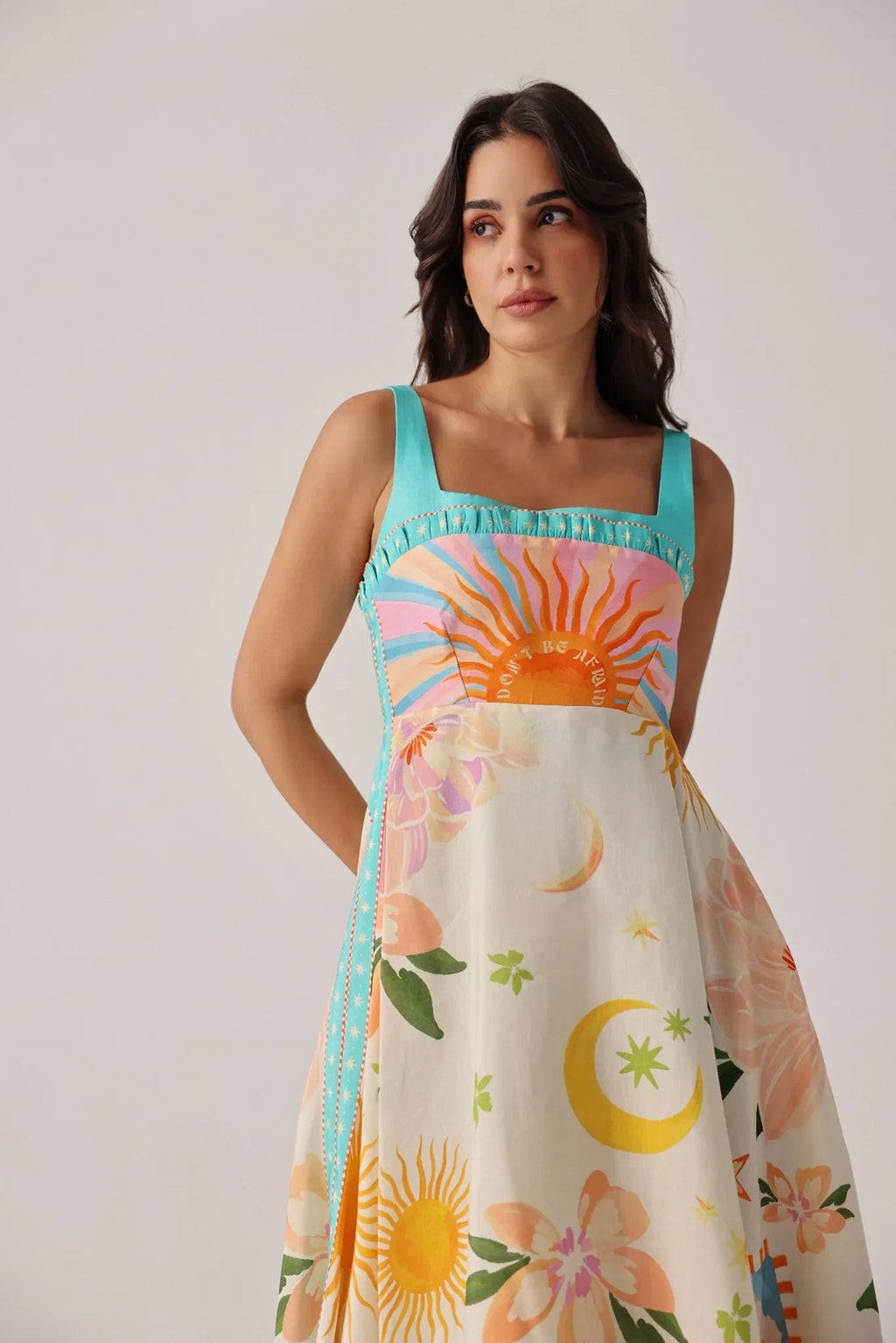 NOIB Nora Midi Dress in Azure