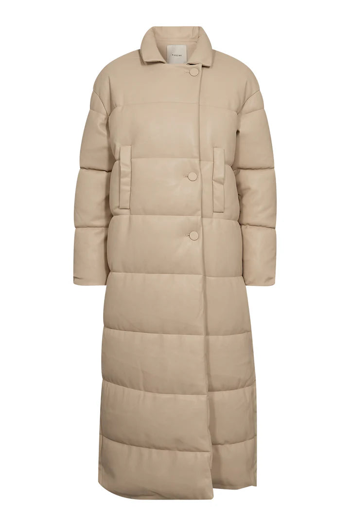 Pieszak Jules Faux Down Jacket-Chalk Beige-J234693