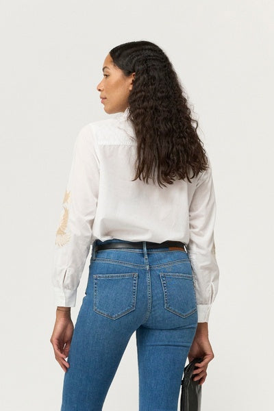 Pieszak Victoria Whitney Shirt-Optical White-J234694