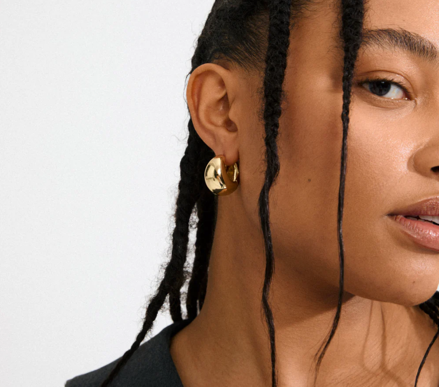 PILGRIM - FREE Hoops Gold Plated