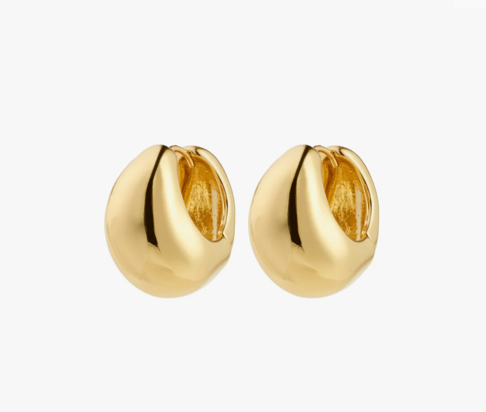 PILGRIM - FREE Hoops Gold Plated