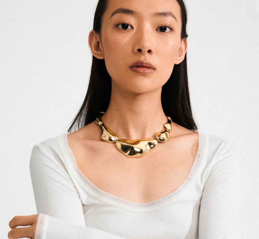 PILGRIM - FREE Statement Necklace Gold Plated