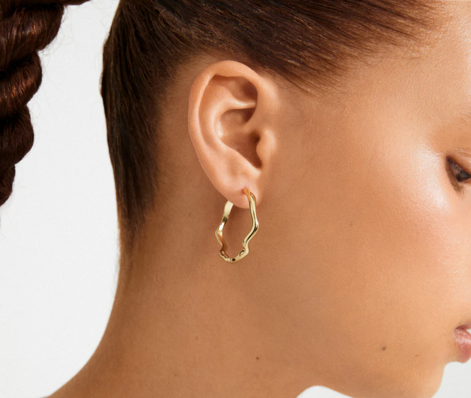 PILGRIM - LARKIN Earrings Gold Plated Small