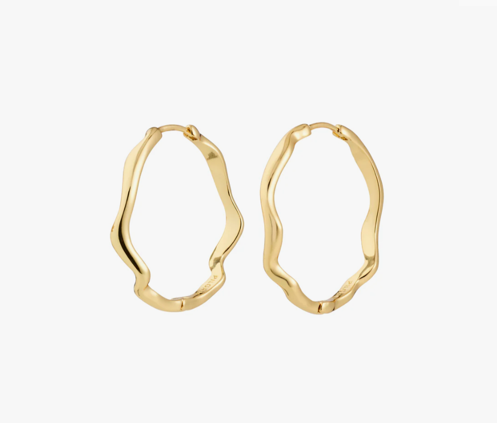 PILGRIM - LARKIN Earrings Gold Plated Small