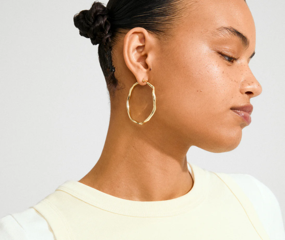 PILGRIM - LARKIN Earrings Gold Plated Large