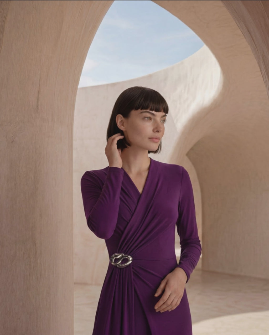 Carla Ruiz Jumpsuit in Purple