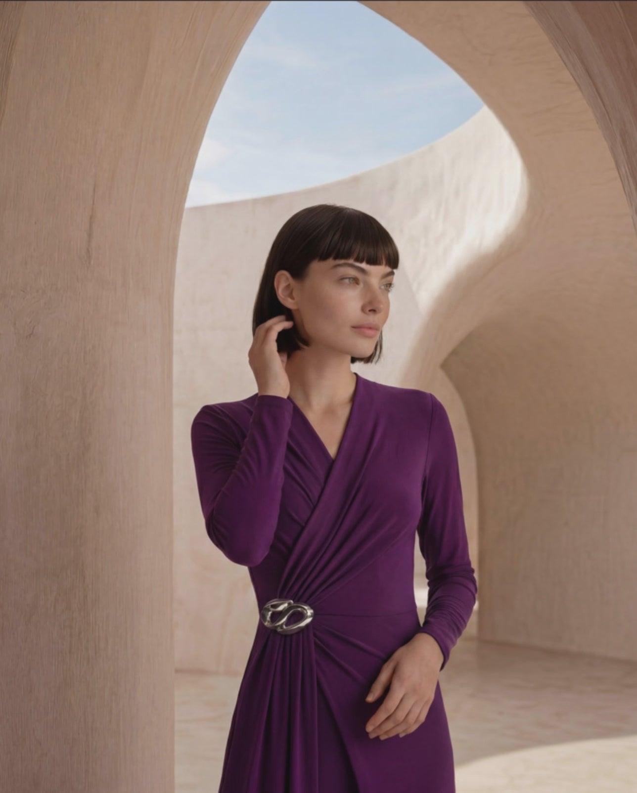 Carla Ruiz Jumpsuit in Purple