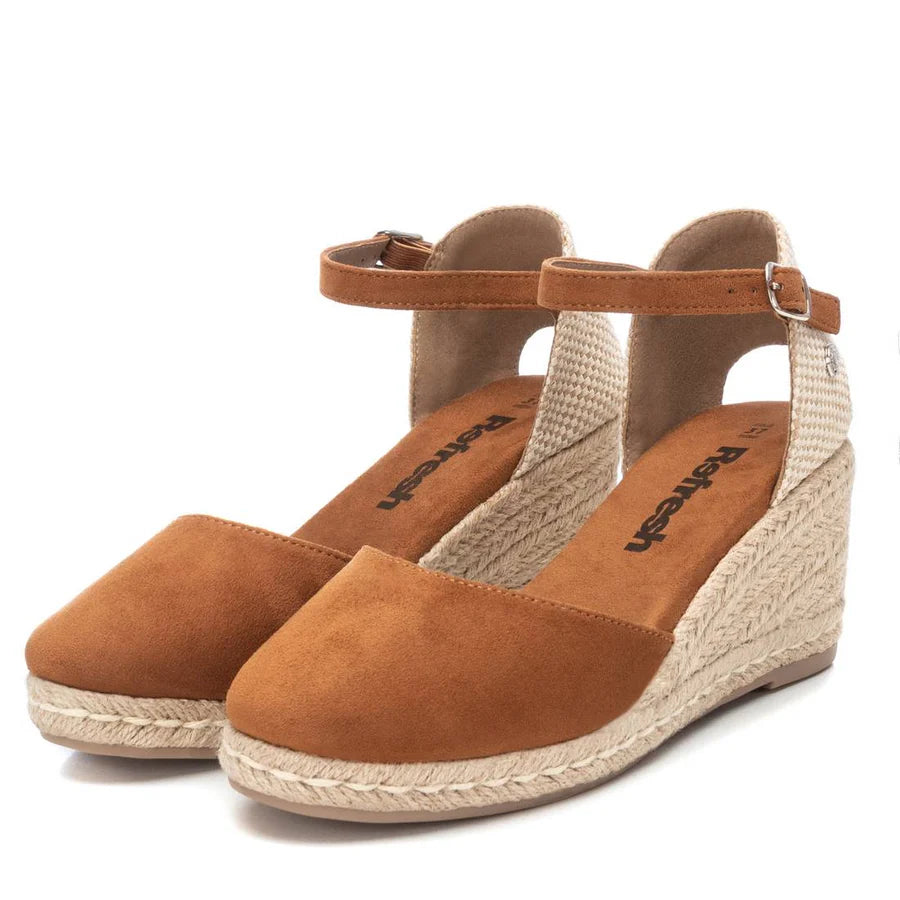 refresh sandal camel evalucia boutique perth scotland