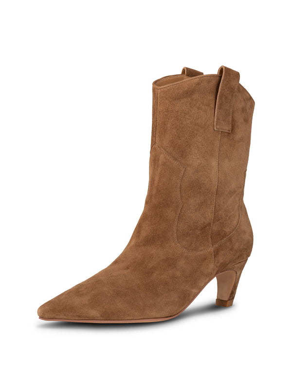 Shoe The Bear Dicte Boots-Caramel Suede-STB2387