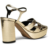 Shoe The Bear Nova Heels-Gold