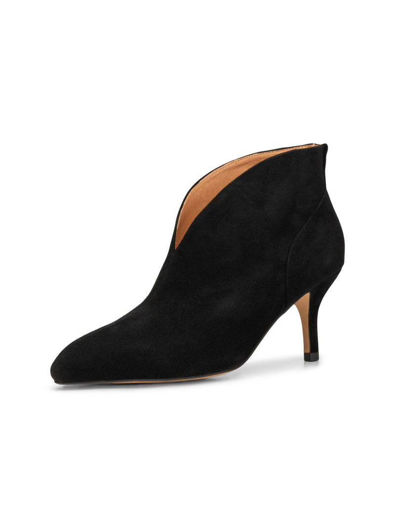 Shoe The Bear Valentine Low Cut Suede Ankle Boots Black Eva Lucia