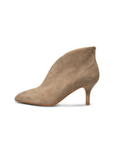 shoe the bear valentine low cut ankle boot suede taupe evalucia boutique perth scotland