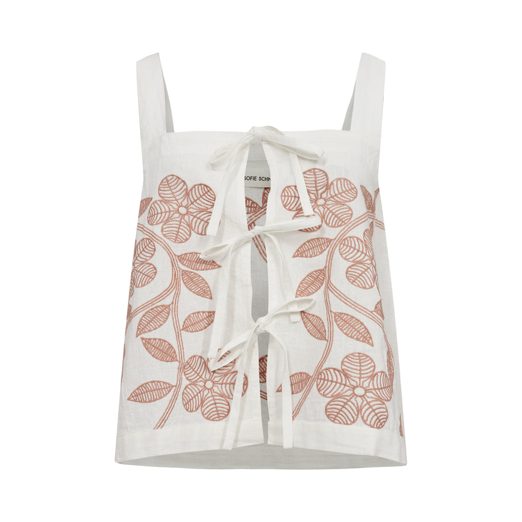 sofie schnoor top off white evalucia boutique perth scotland