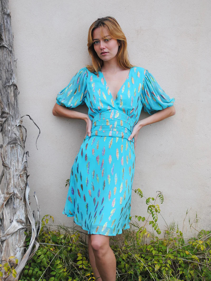 stardust seraphine midi dress evalucia boutique perth scotland
