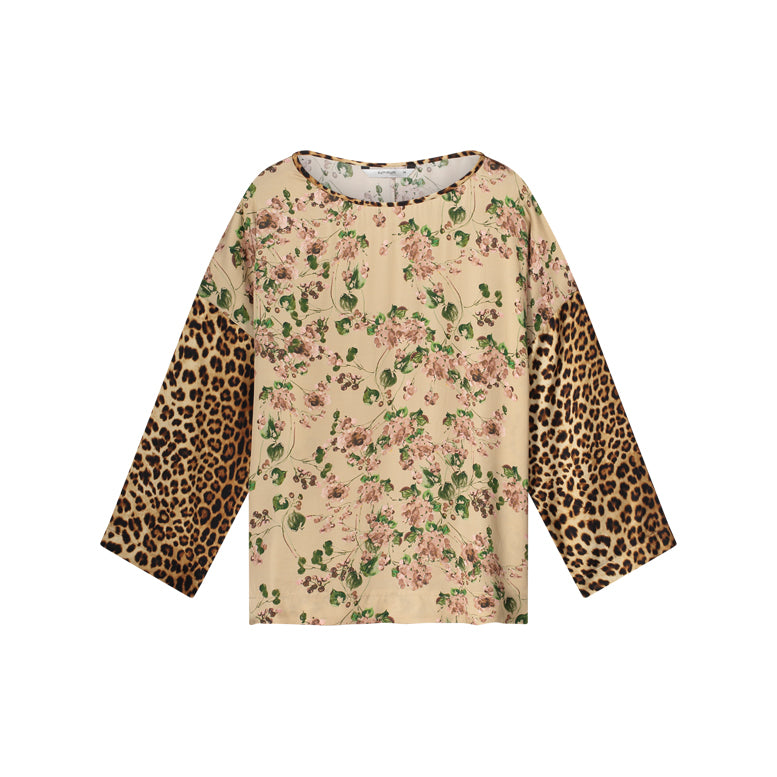 Summum Woman Flower Print Top - 2s3263-12175