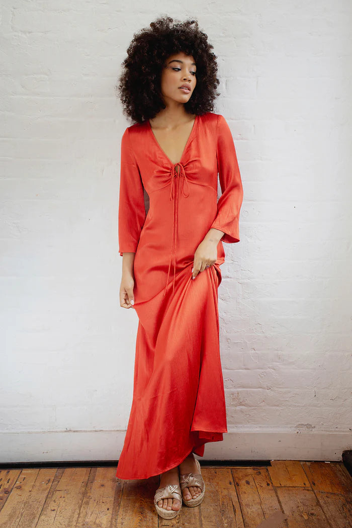traffic people breathless bebe dress rust evalucia boutique perth scotland