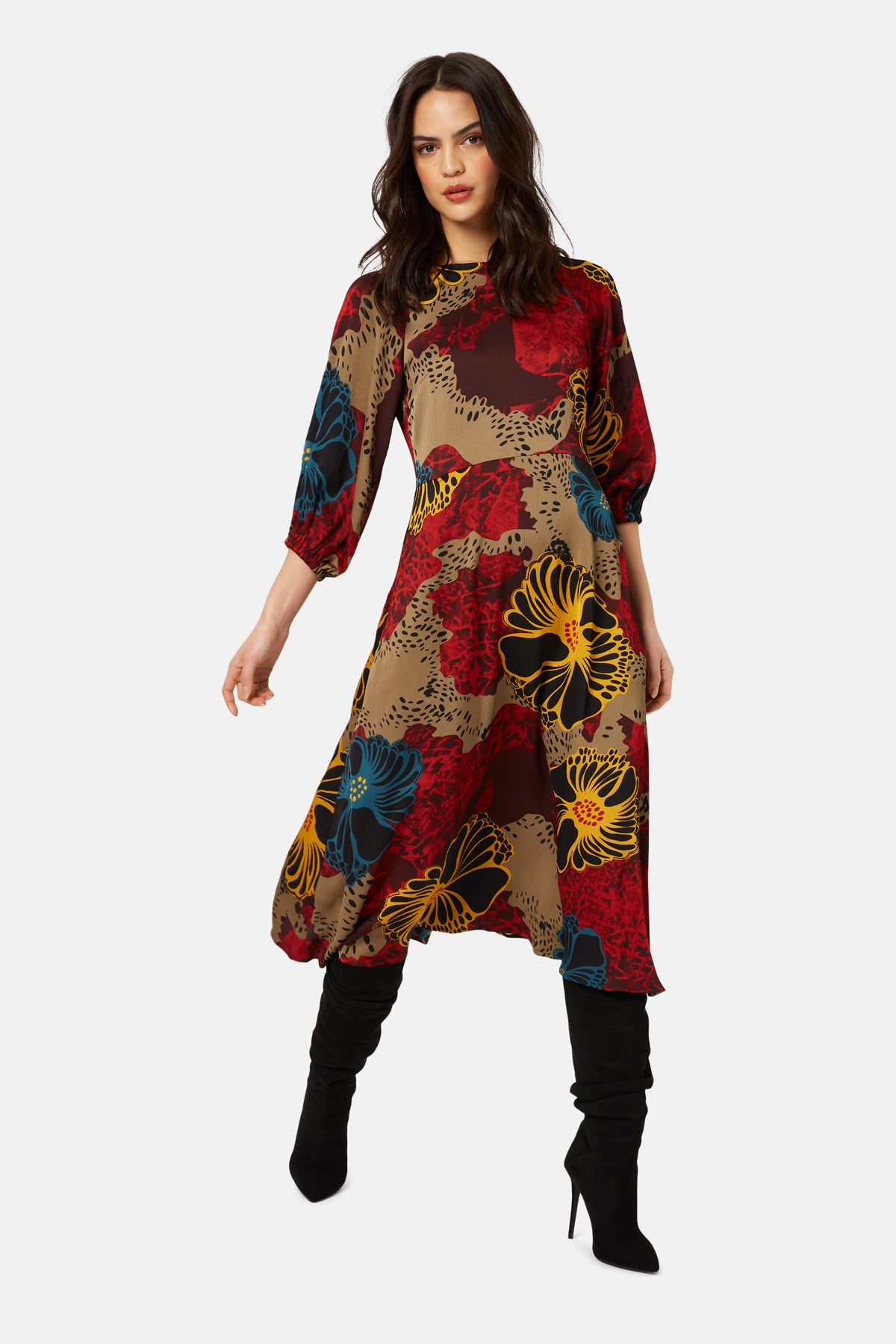 traffic people into my arms drape dress evalucia boutique perth scotland
