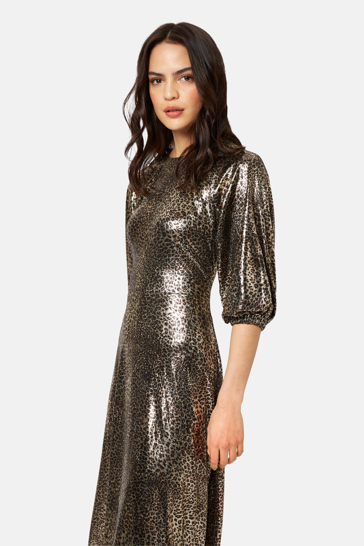Traffic People Parallel Lines Drape Dress-PLL12002011 Eva Lucia Traffic People Parallel Lines Drape Dress-PLL12002011 Eva Lucia