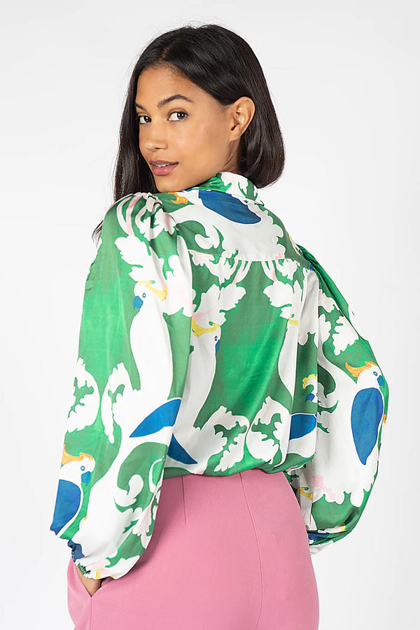 Traffic People The Big Year Tremors Blouse-Green-TBY12599018