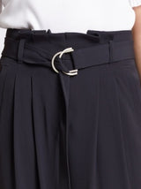 French Connection Vinnie D.Ring Belted Trouser in Navy - 74ZAE