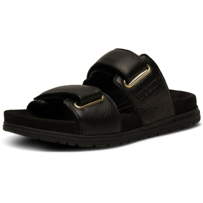 woden lisa sandals black leather evalucia boutique perth scotland