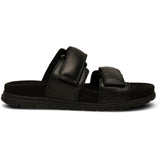Woden Lisa Leather Sandals-Black-WL928