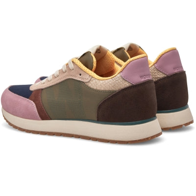 Woden Ronja Trainers in Dark Algae Multi - WL740
