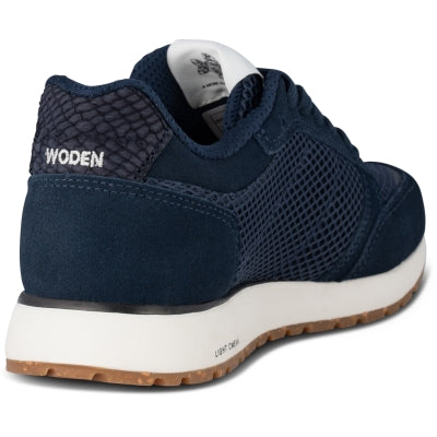 Woden Ronja Icon Trainers in Navy - WL712