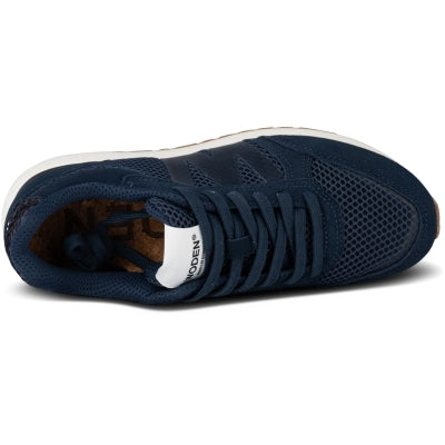 Woden Ronja Icon Trainers in Navy - WL712