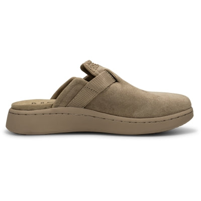 Woden Vega Clog Suede-Sliver Mink