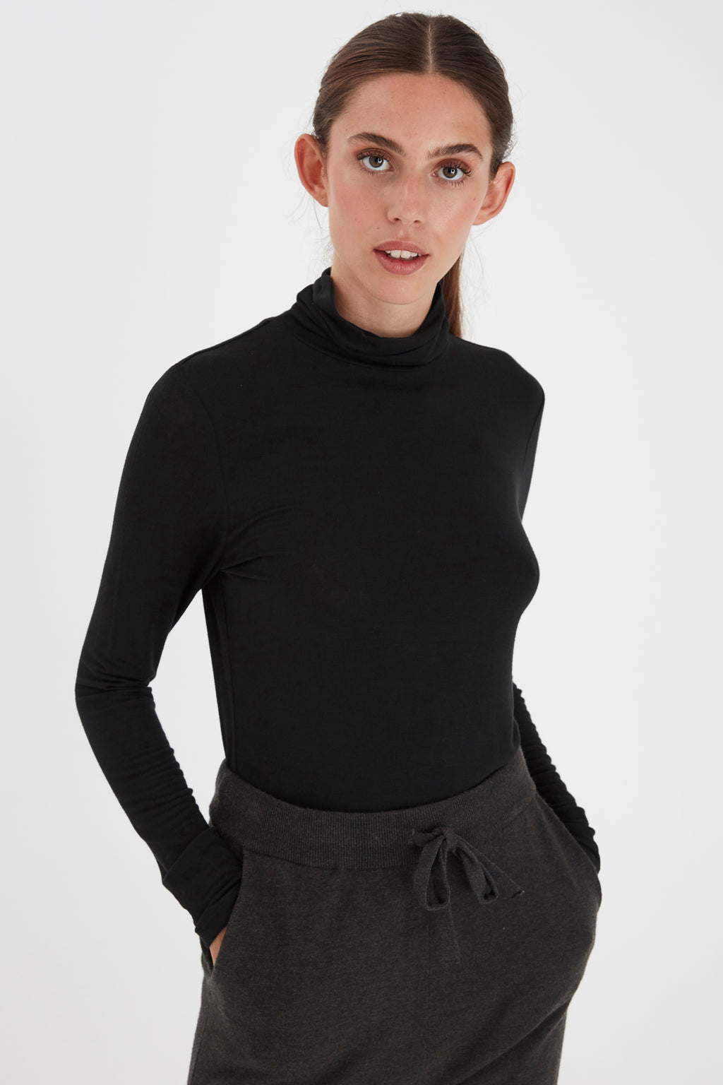 ICHI Philuca top - Black - 20113342