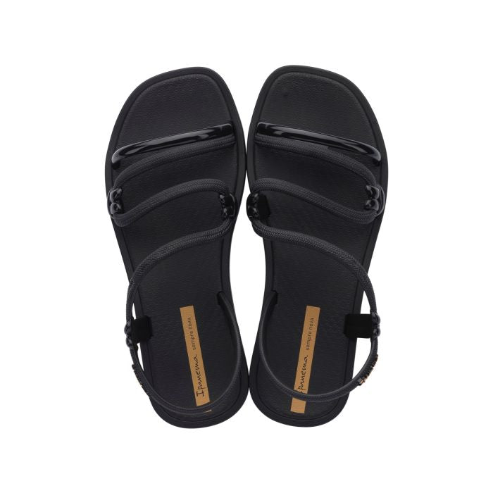 Ipanema Solar Sandals-Black