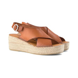Shoe The Bear Orchid Leather Wedge-Tan-STB1966
