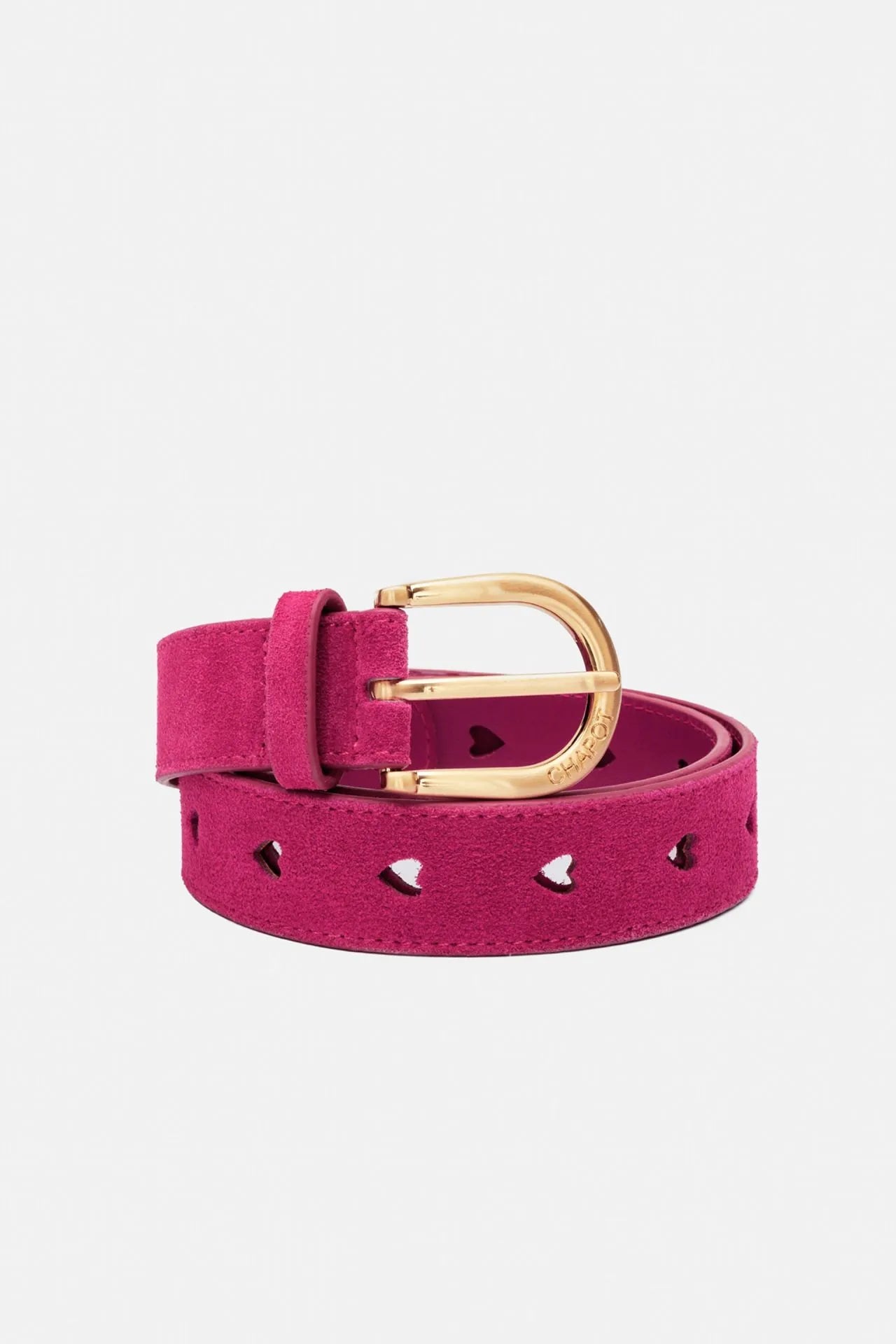 fabienne chapot cut it out heart belt pink candy