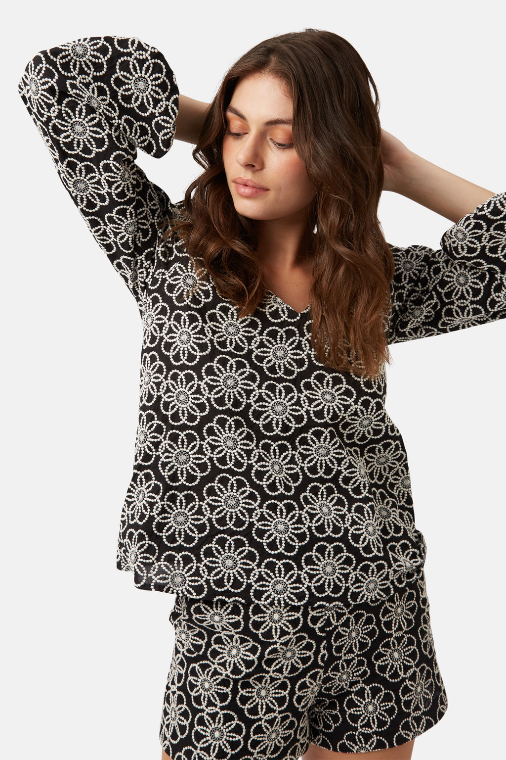 Traffic People The Sun On My Face Mollie Top-SMF12060-black/white