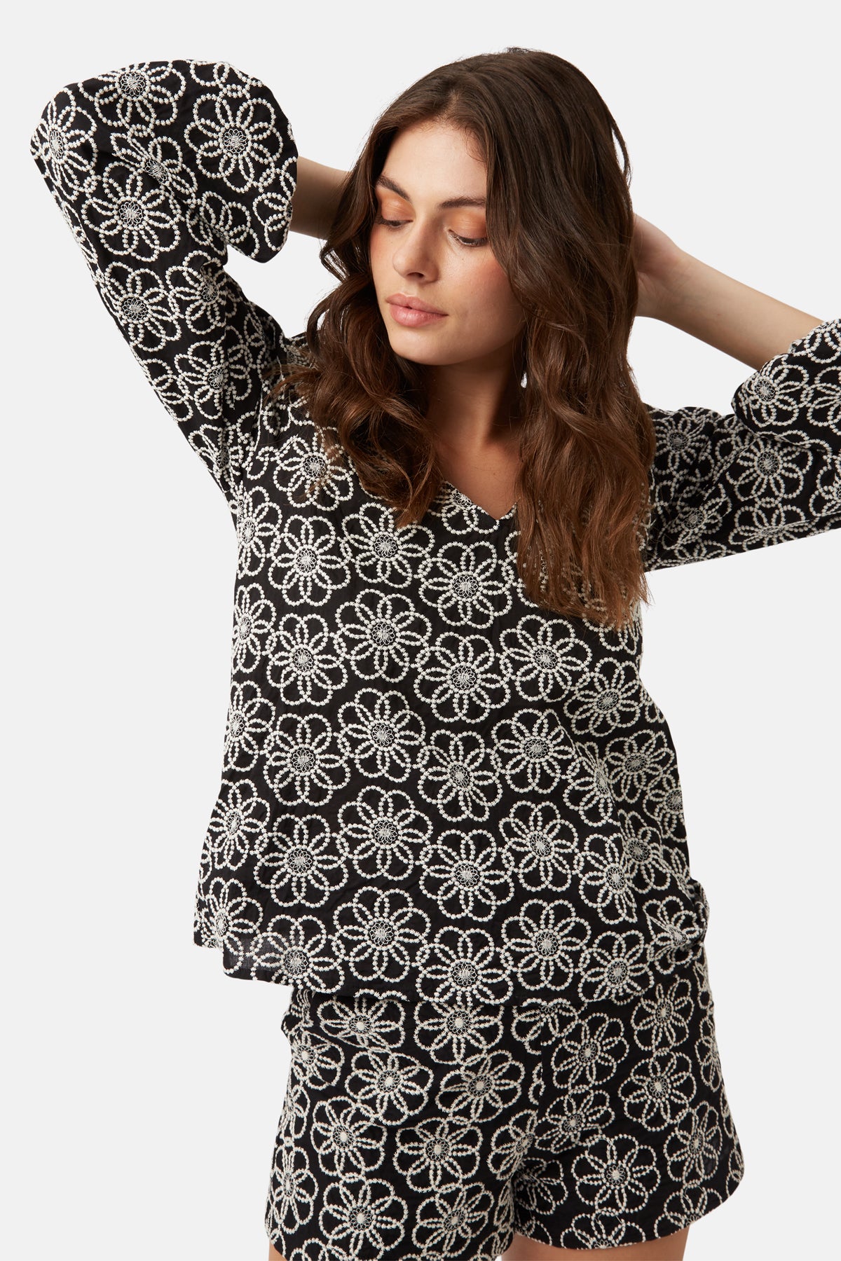 Traffic People The Sun On My Face Mollie Top-SMF12060-black/white