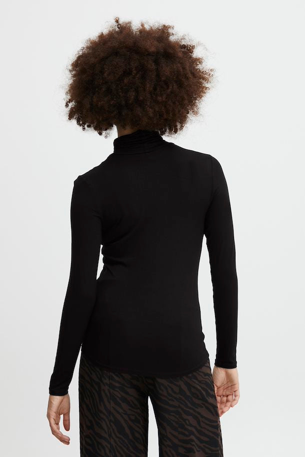 ICHI Philuca top - Black - 20113342