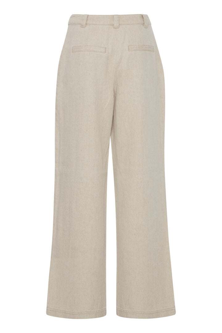 Atelier Rêve Kunis Trouser-Sand Melange-20119220