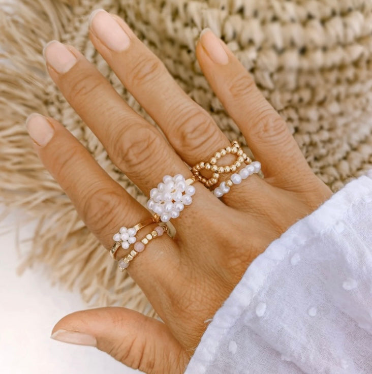 ibu jewels ring pearl bunch