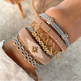 ibu jewels heart bracelet gold plated evalucia boutique perth scotland