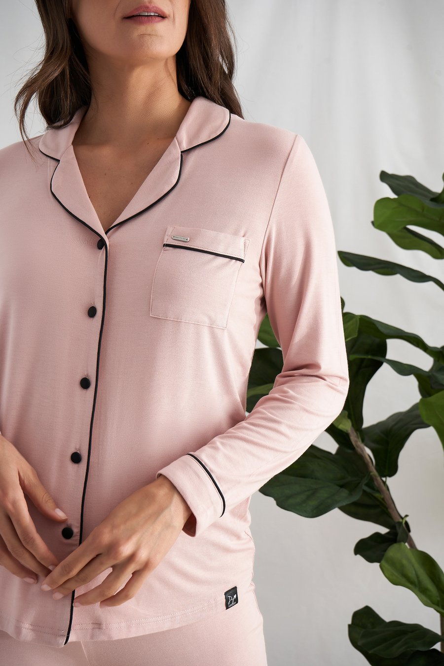 Pretty You London Bamboo Pyjama Set- Pink
